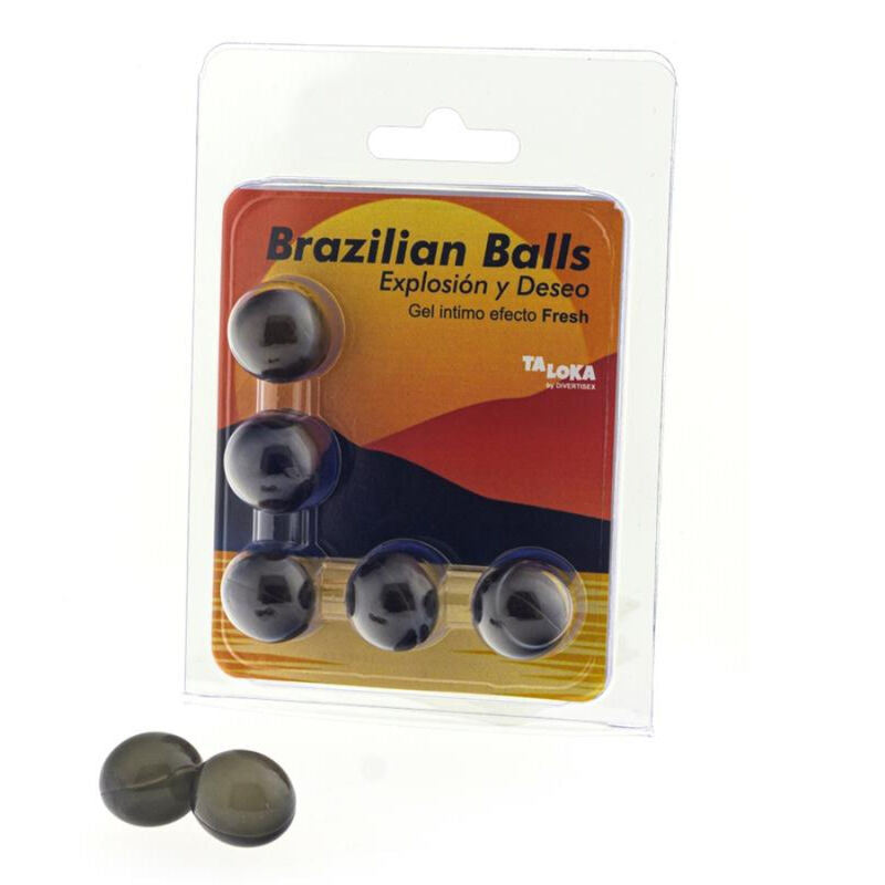 TALOKA - 5 BOLAS BRASILEIRAS GEL EXCITANTE EFEITO FRESCO