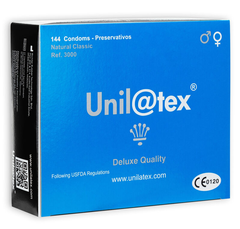 UNILATEX - CONSERVANTES NATURAIS 144 UNIDADES