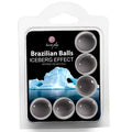 SECRET PLAY CONJUNTO 6 BOLAS BRASILEIRAS EFEITO ICEBERG