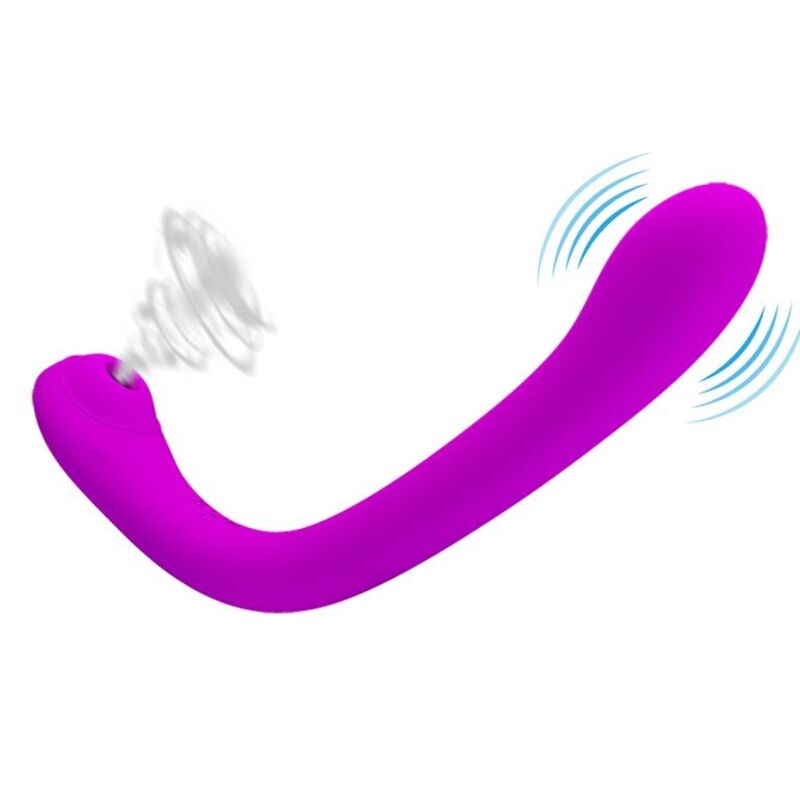 PRETTY LOVE - VIBRADOR E SUGADOR CLITORIANO ALEX LILAC