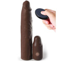 FANTASY X-TENSIONS - BOLSA PIPEDREAMS 22,86 CM + PLUG 7,62 CM CONTROLO REMOTO MARROM