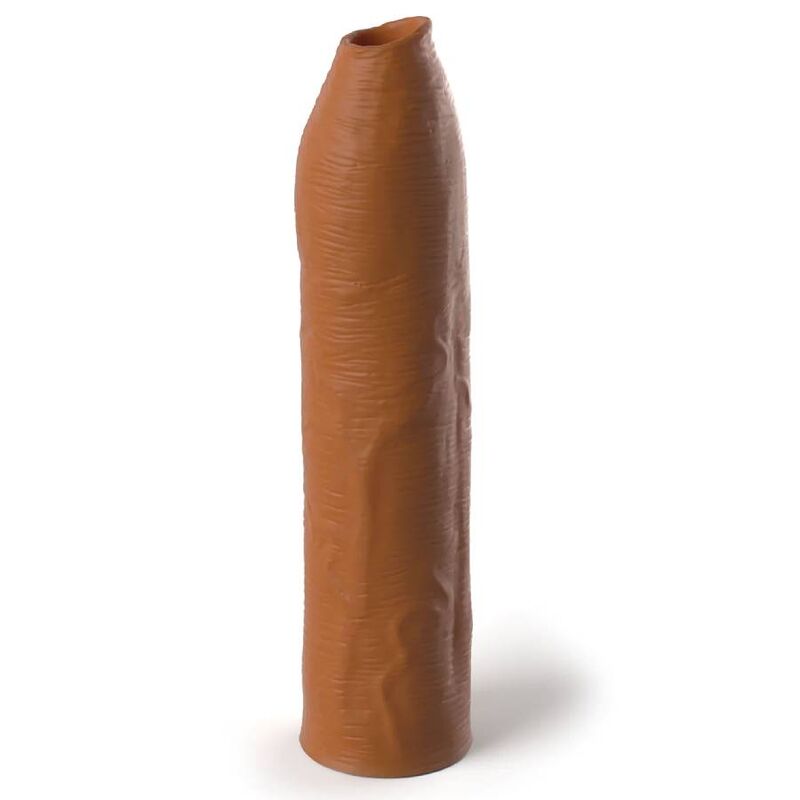 FANTASY X-TENSIONS - EXTENSÃO DE PÉNIS PIPEDREAMS NÃO CORTADA 17,78 CM CARAMELO