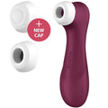 SATISFYER - PRO 2 GERAÇÃO 3 TECNOLOGIA AIR LIQUIDE VINHO TINTO
