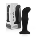 BLACK&SILVER - PLUG ANAL PREMIUM DE SILICONE PRETO SEAN