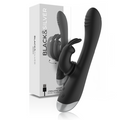 BLACK&SILVER - Estimulador de Clítoris Recarregável em Silicone Adam Preto