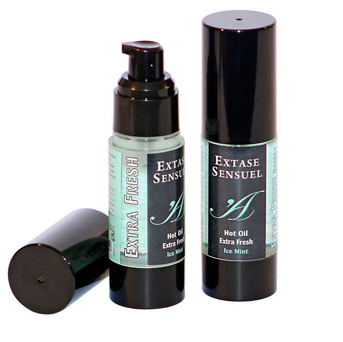 ÊXTASE SENSUAL - ÓLEO DE MASSAGEM EFEITO GELO EXTRA FRESCO 30 ML