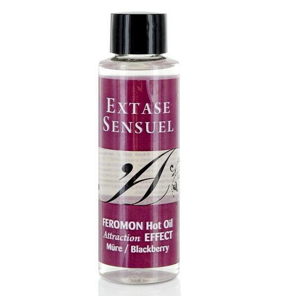 EXTASE SENSUAL – ÓLEO DE MASSAGEM EFEITO AQUECEDOR COM FEROMONAS DE AMORA 100 ML