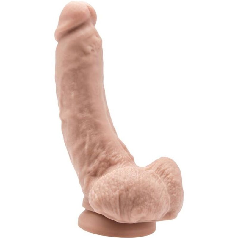 GET REAL - DILDO 20,5 CM COM BOLAS DE PELE