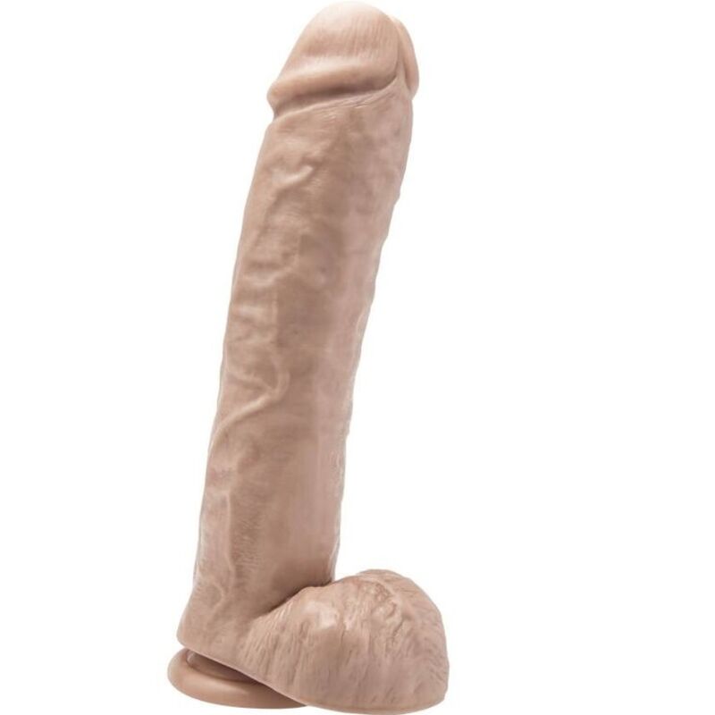 GET REAL - DILDO 28 CM COM BOLAS DE PELE