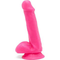 GET REAL - GODE HAPPY DICKS 12 CM BOLAS COR-DE-ROSA