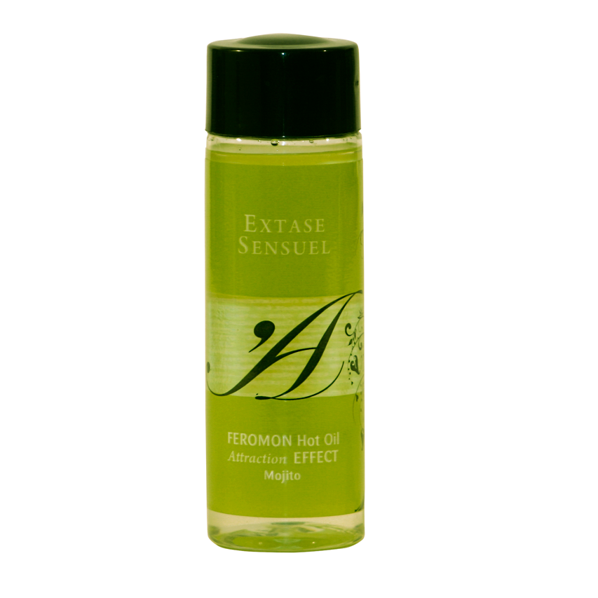 ÊXTASE SENSUAL - ÓLEO DE MASSAGEM EFEITO TÉRMICO COM FEROMONAS DE MOJITO 100 ML