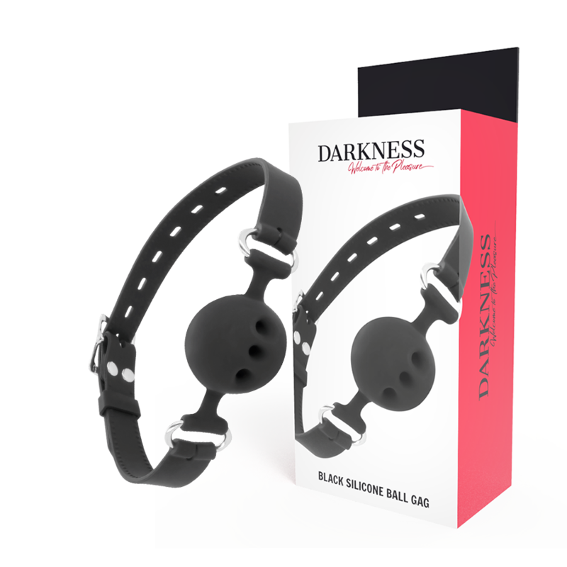 DARKNESS - BASTÃO DE SILICONE RESPIRÁVEL PRETO