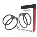 DARKNESS - ANEL DUPLO FLEXÍVEL PARA PÉNIS