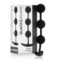 BLACK&SILVER - ROSÁRIO ANAL HARRY 3 ESFERAS EM SILICONE 14 CM