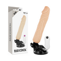 BASECOCK - VIBRADOR REALISTA TELECOMANDADO NATURAL 20 CM -Ø- 4 CM