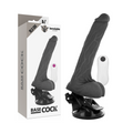 BASECOCK - VIBRADOR ARTICULADO CONTROLO REMOTO PRETO 18.5 CM -Ø- 4 CM
