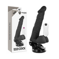 BASECOCK - VIBRADOR ARTICULÁVEL CONTROLO REMOTO PRETO 20 CM -Ø- 4.5 CM