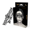 COQUETTE CHIC DESIRE - MÁSCARA GRANDE EM RENDA PRETA