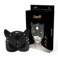 COQUETTE CHIC DESIRE - MÁSCARA EM COURO VEGAN COM ORELHAS DE GATO