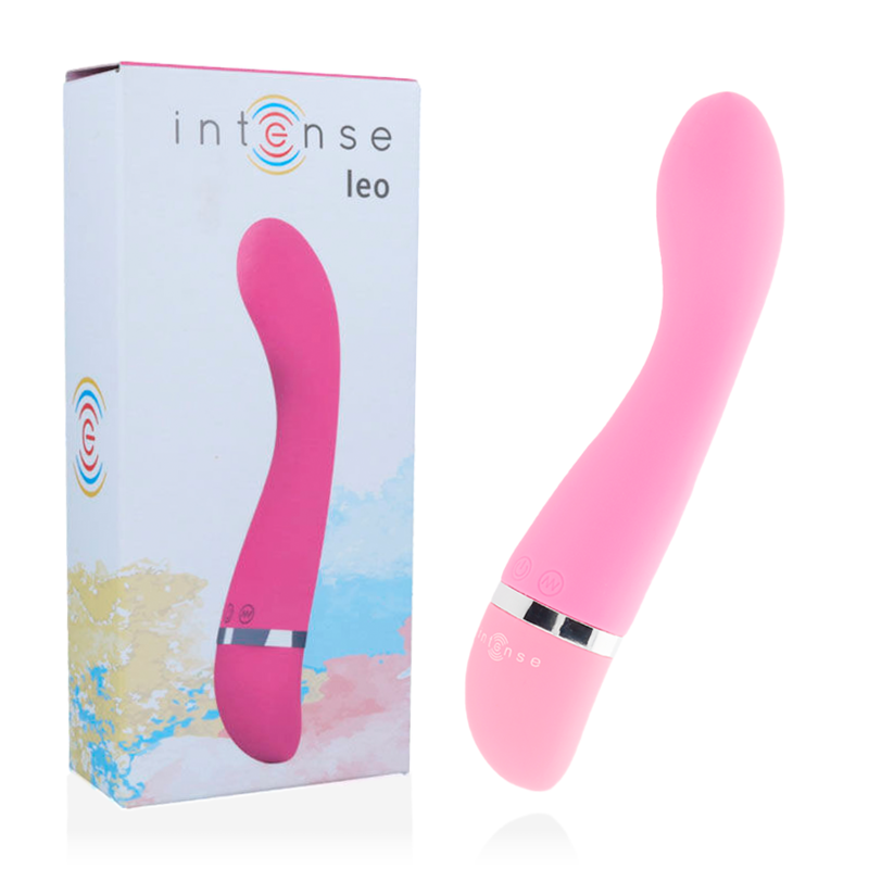 INTENSO - VIBRADOR LEO SILICONE ROSA LUXO