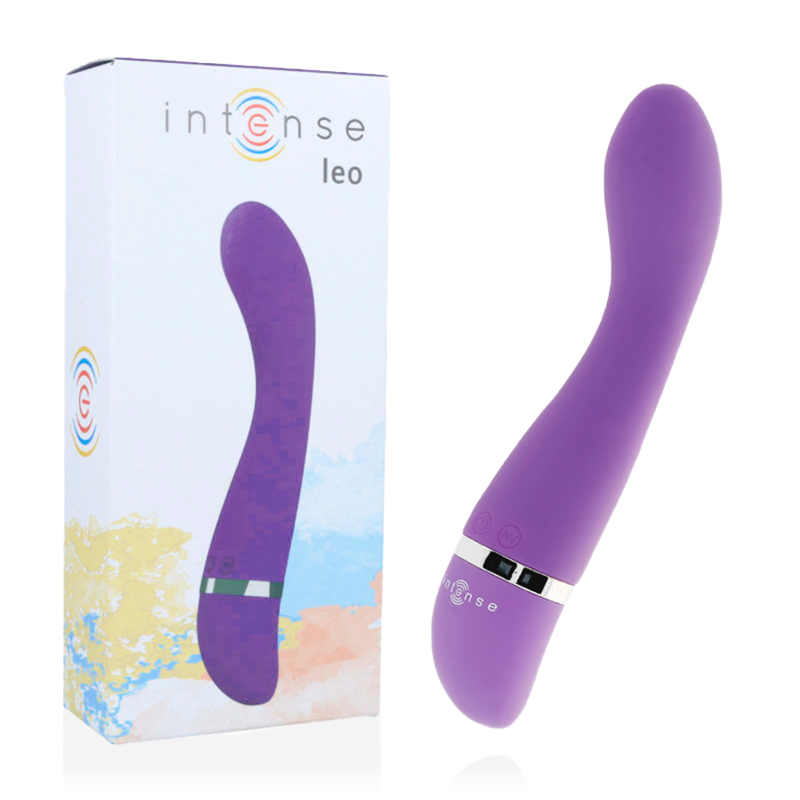 INTENSE - VIBRADOR LEO LILÁS SILICONE LUXO