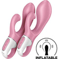 SATISFYER - BOMBA DE AR BUNNY 2 COR-DE-ROSA