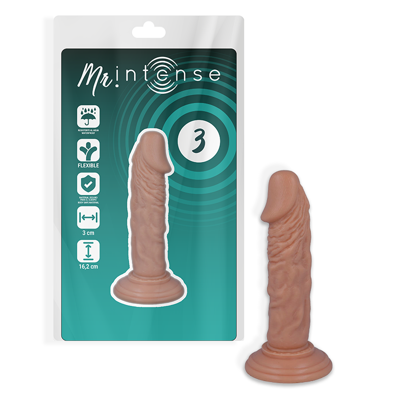 MR INTENSE - 3 PENIS REALISTAS 16.2 CM -O- 3 CM