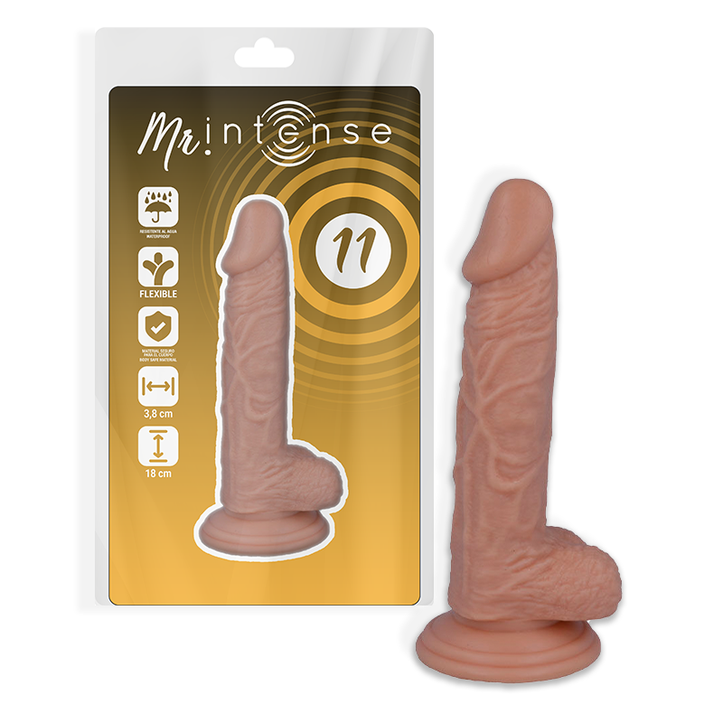 MR INTENSE - 11 PÉNIS REALISTA 18 CM -O- 3.8 CM