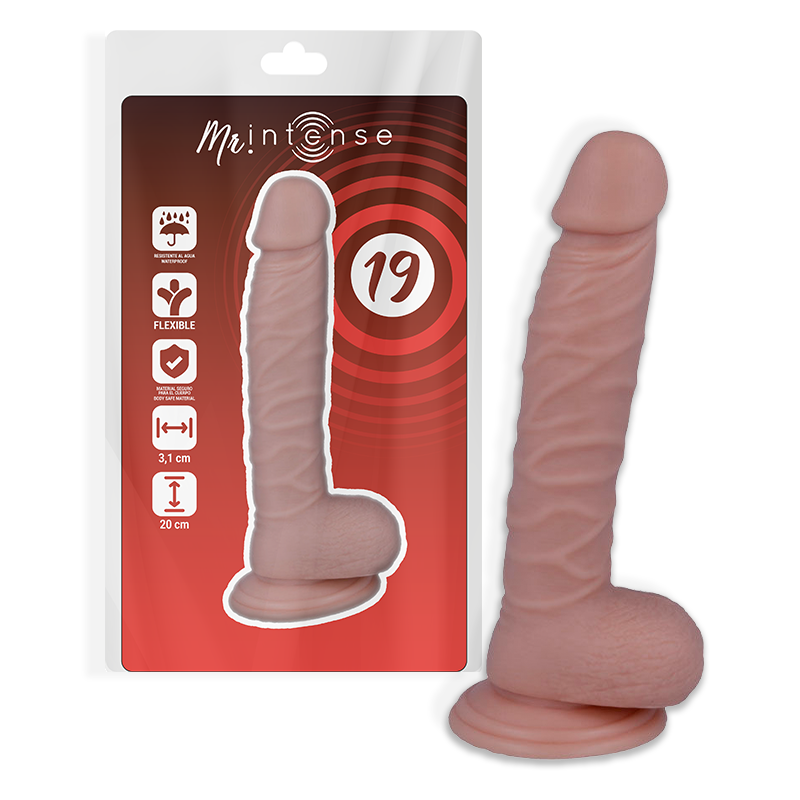 MR INTENSE - 19 PÉNIS REALISTA 20 CM -O- 3.1 CM