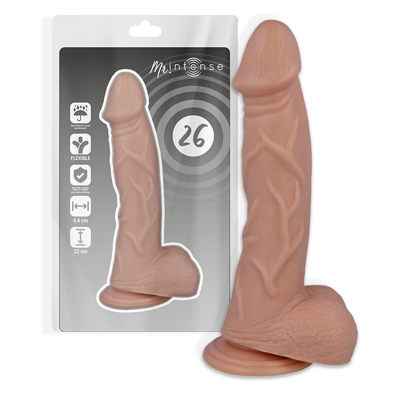 MR INTENSE - 26 PÉNIS REALISTA 22 CM -O- 4.4 CM