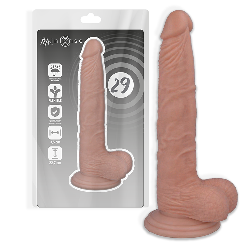MR INTENSE - 29 PÉNIS REALISTA 22.7 CM -Ø- 3.5 CM
