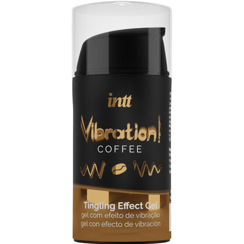 INTT - GEL LÍQUIDO VIBRANTE PODEROSO ESTIMULANTE ÍNTIMO CAFÉ 15ML