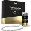 MASSAGEM INTT E SEXO ORAL - PÉROLAS DE AMOR COM COLAR DE PÉROLAS E GEL DE SILICONE