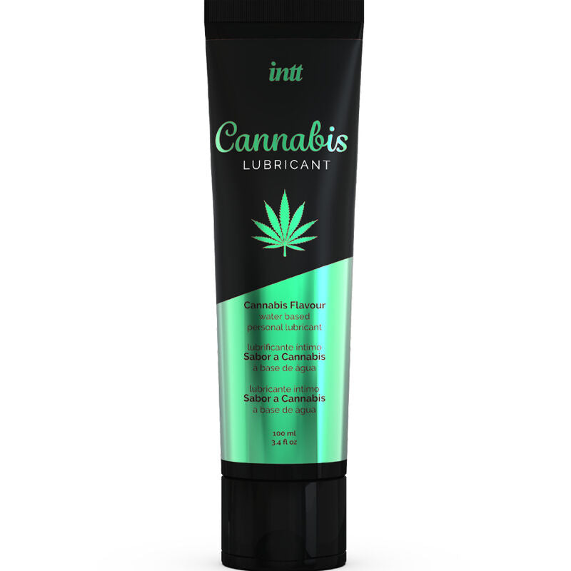 INTT LUBRICANTS - LUBRIFICANTE ÍNTIMO À BASE DE ÁGUA SABOR CANNABIS
