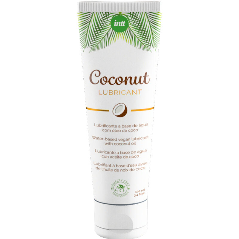 INTT - LUBRIFICANTE VEGAN À BASE DE ÁGUA COM SABOR INTENSO DE COCO