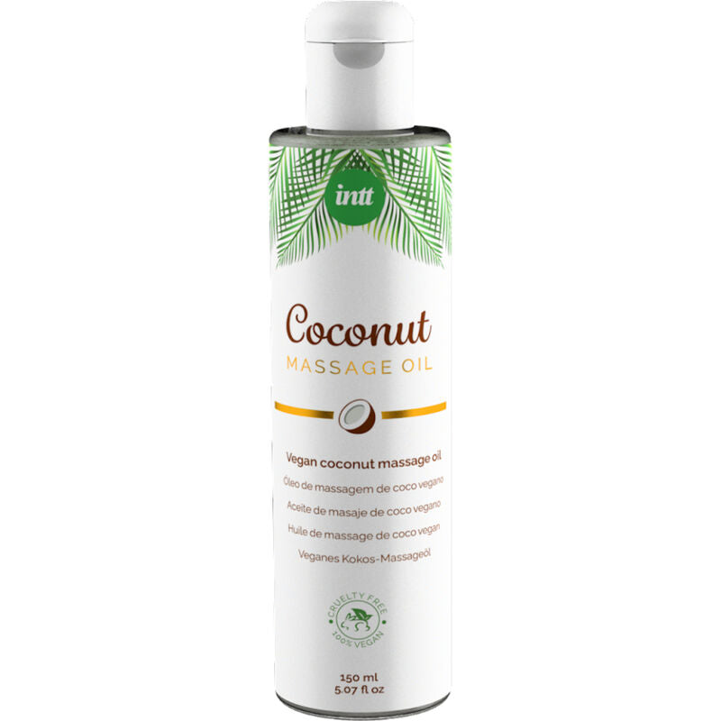 INTT - ÓLEO DE MASSAGEM VEGAN SUAVE COM UM RELAXANTE AROMA A COCO