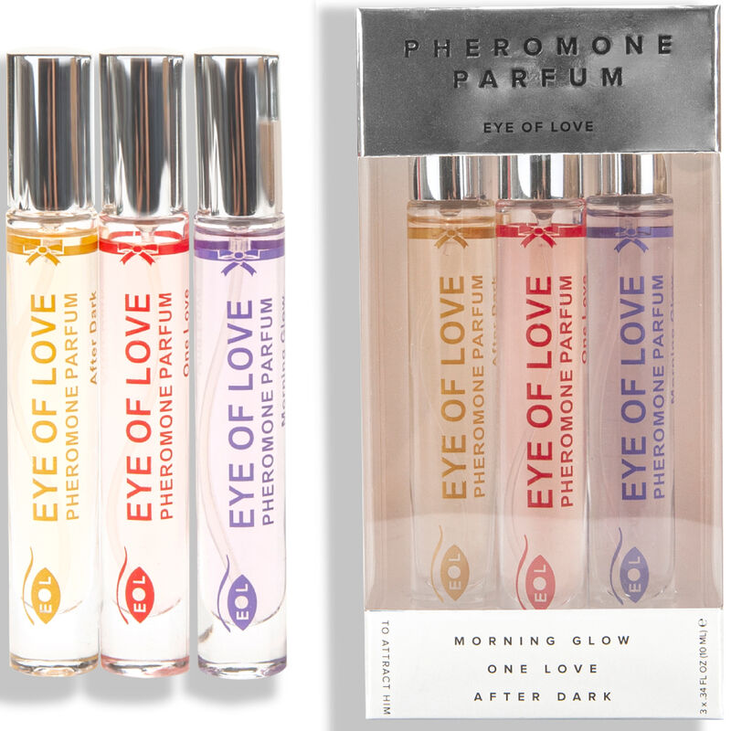 EYE OF LOVE - PERFUME EOL PHR 10 ML CONJUNTO/3 - MORNING GLOW, ONE LOVE, AFTER DARK
