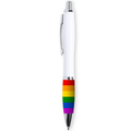 PRIDE - CANETAS BANDEIRA LGBTI BRANCAS