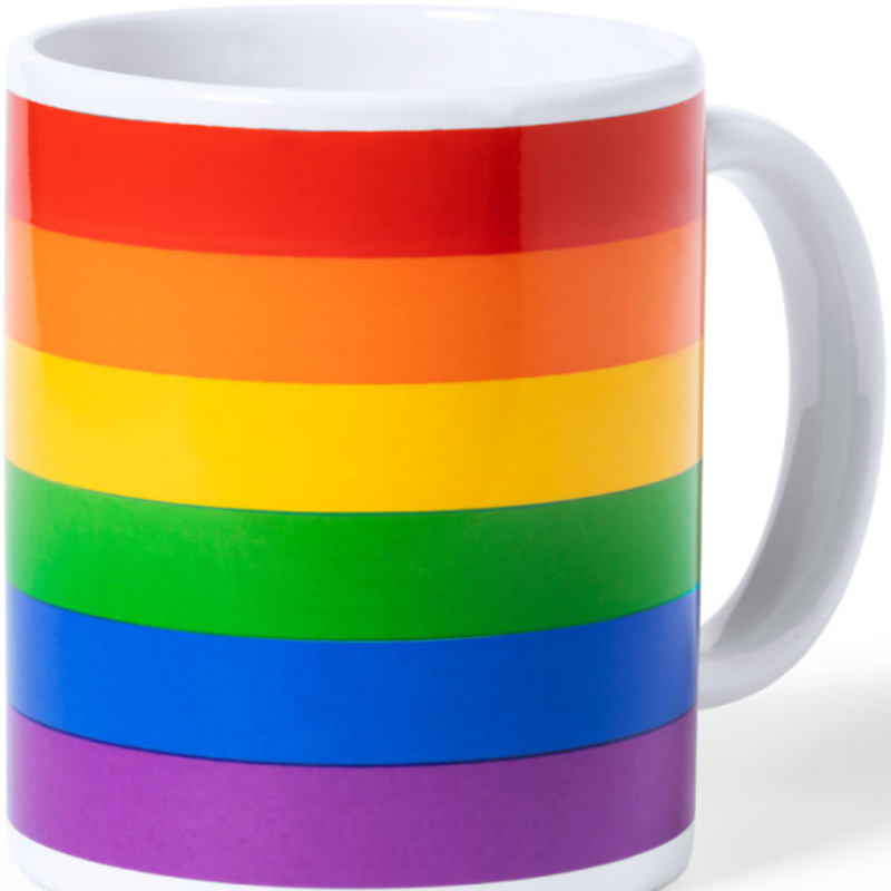 PRIDE - COPO BANDEIRA LGBT EM CAIXA INDIVIDUAL KRAFT /en/pt/en/fr/it/