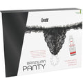 INTT RELEASES - CUECA BRASILEIRA PRETA COM PÉROLAS E GEL LUBRIFICANTE 50 ML