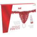 INTT LANÇAMENTOS - CUECA BRASILEIRA VERMELHA COM PÉROLAS E GEL LUBRIFICANTE 50 ML