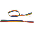PRIDE - PULSEIRA DE PRATA COM CONTAS BANDEIRA LGBT