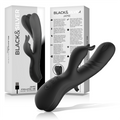 BLACK&SILVER - ESTIMULADOR DE COELHO EM SILICONE RECARREGÁVEL JAMIE PRETO