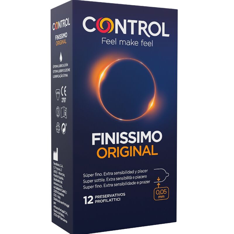 CONTROL - PRESERVATIVOS FINÍSSIMOS 12 UNIDADES