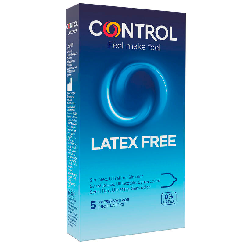 CONTROL - PRESERVATIVOS SEM LÁTEX 5 UNIDADES