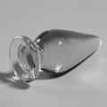 SÉRIE NEBULA DA IBIZA - PLUG ANAL MODELO 4 VIDRO BOROSSILICATO TRANSPARENTE 11 CM -O- 5 CM