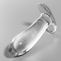 NEBULA SERIES BY IBIZA - PLUG ANAL MODELO 5 VIDRO BOROSSILICATO TRANSPARENTE 12.5 CM -O- 3.5 CM
