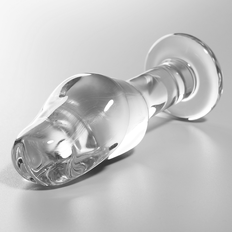 NEBULA SERIES BY IBIZA - PLUG ANAL MODELO 6 VIDRO BOROSSILICATO TRANSPARENTE 12.5 CM -O- 4 CM