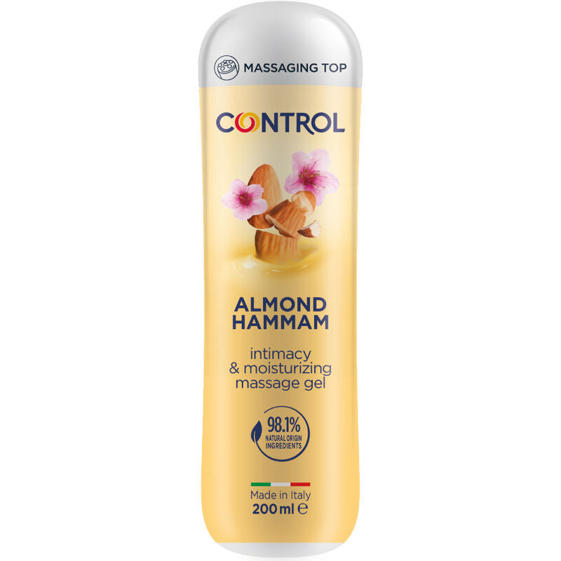 CONTROLO - GEL DE MASSAGEM HAMMAM AMÊNDOAS 3 EM 1 200 ML