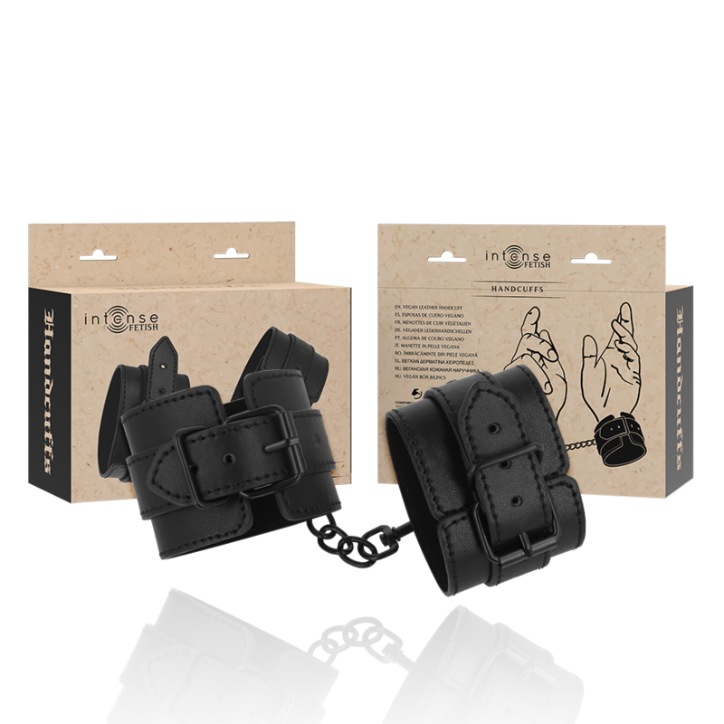 INTENSE - ALGEMAS DE COURO VEGANAS FETISH